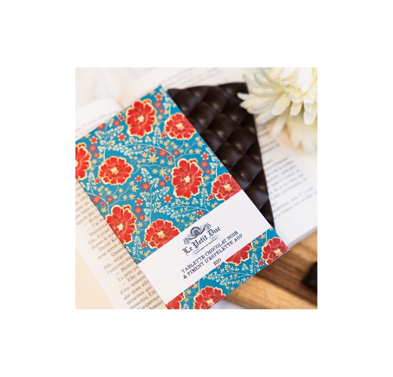 Le Petit Duc - Dark Chocolate & Espelette Pepper AOP Bar